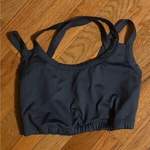 Gray Sports Bra